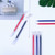 2Pcs Gel Ink Pen Comfort Grip Smoothly Write Large Capacity Ink Fine Point Signature Pen for Students Office Supplies Red