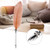 Stainless Steel 

Feather  Dip Pen Vintage Fountain Pen for Business Office Birthday Gifts Brown