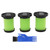 Vacuum Cleaner Filter Sponge with Scented Flat Brush Vacuum Cleaner Accessory for Gtech Multi MK 2 Cleaning