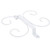 Wall Wine Glass Rack Upside Down Holder Hanger Hanging Shelf Home Kitchen Bar DecorWhite