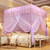 Luxury Princess Four Corner Post Bed Curtain Canopy Netting Mosquito Net Bedding (L)