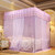 Luxury Princess Four Corner Post Bed Curtain Canopy Netting Mosquito Net Bedding (L)