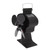 Heat Powered Fireplace Fan 4 Blades Aluminum Alloy Stove Fan Thermal Power Heat Resistant Black for Winter Crown Model