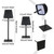Neoglint LED Table Lamp Modern LED Desk Lamp with Touch Control Dimmable Night Light with 3 Color Temperatures for Living Room Bedroom Study Office