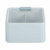 Doll House Room Dollhouse Cabinet Display Box Storage Case 2 Layer Transparent Door Blue