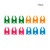 12PCS Bobbin Clamps Holders Bobbin Clips Sewing Tools