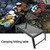 Folding Campfire Grill Heavy Duty Steel Grate Portable Over Fire Camping Grill for Outdoor Open Flame Cooking