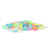 Outdoor Luminous Stones Colorful Fluorescent Luminous Pebbles for Dark Garden Courtyard Walkway Garden Trails 100 / Bag Color Mixed