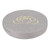 Embroidery Linen Cushion Thickened Round Straw Yoga Mat Home Balcony Seating CushionGray #1