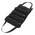 Car Back Seat Tool Storage Bag Canvas Garden Foldable Roll Up Tools Pouch Bag for Pliers Wrench Black