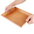 Wooden Serving Tray Plate for Tea Set Fruits Candies Food Towel (Dark Color)