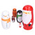 6Pcs Russian Nesting Dolls Gift Wooden Painted Art Crafts Cartoon Ornament for Home Decoration