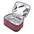 Portable Electric Lunch Box Food Heater USB Constant Heating Insulation Bag Heated Lunch Box Bag Wine Red