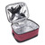 Portable Electric Lunch Box Food Heater USB Constant Heating Insulation Bag Heated Lunch Box Bag Wine Red