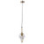 Pendant Light E14 Single Head Glass Pendant Lamp 110‑ Hotel Ceiling Lamp for Bedroom