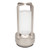 Cordless Table Lamp Crystal Lampshade 3 Color Temperatures Touch Control USB Rechargeable LED Desk Lamp for Home Silver