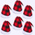 Plaid Christmas Hat Linen Adult Christmas Hat Xmas Holiday Hat Christmas Decorative Hat
