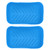Silicone Air Cooker Pot for Ninja DZ201 Foodi 8QT Dual Fryer With Brush and Clip Cooking Accessories 19.5x12.7x7cm Blue