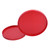 2Pcs/Set Red Round Tray Tea Cup Fruit Dessert Plate Serving Tray for Hotel Restaurant Home