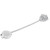 Retractable Magnetic Flower Curtain Clip Buckle Belt Holder Tie Belt Accessories Home Sliver