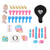 Kids Birthday Party Decorations Set Happy Birthday Banner Balloons Pompoms for Boys Girls Birthday Party