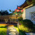LED Solar Flower Light Outside Decor Outdoor Garden Waterproof Lawn Lamp for Courtyard Red
