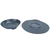 Dog Feeding Bowls Non Slip Anti Spill Pet Bowl Detachable Pet Feeder Cat Feeding Dishes(Gray )
