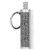 Cigarette Lighter Matchstick Kerosene Lighter Waterproof Lighter Outdoor Vintage Key ChainGray
