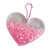 DIY Quicksand Shining Keychain Innovative Heart Shape Hook Keychain Pendant Decor Pink