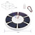 42LED Solar Flag Pole Light Flagpole Solar Light for Flag Pole Topper
