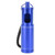 Portable Pocket Ashtray with Keychain Lanyard Retractable Circular Aluminium Alloy Mini Ashtray for Travel Camping Hiking Blue