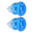 2 Sets Bee Traps Catcher Plastic Hanging Gourd Shaped Wasp Carpenter Bee Traps for Outside