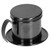 Coffee Pot 304 Stainless Steel Drip Coffee Maker Infuser for Hone Kitchen Office UseBlack