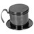 Coffee Pot 304 Stainless Steel Drip Coffee Maker Infuser for Hone Kitchen Office UseBlack