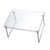 Foldable Desktop Storage Rack Large Space Stackable Space Saving Foldable Desktop Shelf Organizer for Kitchen Bathroom Bedroom