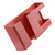 Wall Mount Organizer Sturdy ABS Cable Slot Simple Stylish Easy to Install Wall Remote Holder for Bedroom Living Room Red