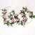 Fake Rose Vine 7.87ft Artificial Rose Flowers Hanging Ivy for Wedding Party Deep Pink