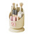 Cosmetic Storage Bucket Large Capacity Compartmentalized Plastic Makeup Organizer for Lipstick Eyeshadow