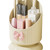 Cosmetic Storage Bucket Large Capacity Compartmentalized Plastic Makeup Organizer for Lipstick Eyeshadow