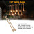 E27 Lamp Base 1m Hemp Rope Cord Electric Wire DIY Pendant Decorative Bulb with 6 Holder