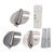 3PCS Sewing Rolled Hemmer Foot Stainless Steel Universal 3mm 4mm 5mm Rolled Hem Presser Foot for Sewing Machine Attachments