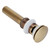 Brass Popup Drain Stopper Bathroom Basin Sink Draining Without Overflow AccessoryAntique Big Bouncing with Hole