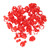 100pcs Poultry Feet Rings PP Plastic Reusable Chicken Duck Goose Leg Bands for Identification Red 25mm/1in