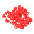 100pcs Poultry Feet Rings PP Plastic Reusable Chicken Duck Goose Leg Bands for Identification Red 25mm/1in