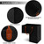 Stair Basket with Leather Handles Felt Carpeted Stairs Organizer Wooden Stairs Storage Organizer