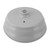 Silicone Microwave Lid 20 to 26cm Adjustable Dishwasher Safe Splatter Proof Food Plate with Grip Handle for Kitchen Dark Gray