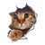 Animal 3D Wall Stickers Bathroom Toilet Seats Decal Vinyl Waterproof Home Decor Cat 1#