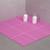 Bathroom Mat 30 X 30cm Prevent Slipping Spliced Comfortable Indoor Bath Mat for Bathrooms Kitchens ResidencesPink