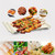 100PCS Barbecue Bamboo Skewers Disposable Bamboo Stick Barbecue Paddle Skewers