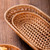 Rattan Storage Container Handcraft Fruit Basket Snack Storage Basket for Home Outdoor Picnic